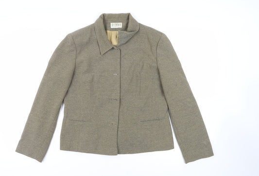 Citrus Womens Green Jacket Blazer Size 16 Button - Vintage