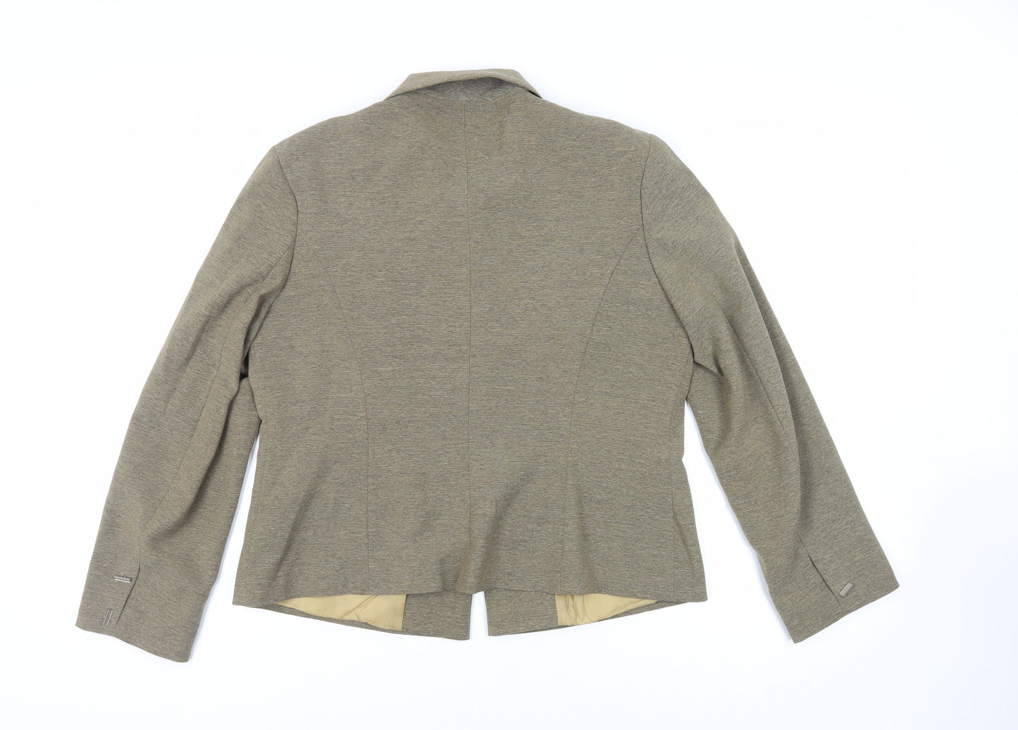Citrus Womens Green Jacket Blazer Size 16 Button - Vintage