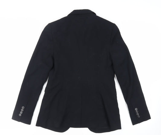 Marks and Spencer Womens Black Jacket Blazer Size 8 Button