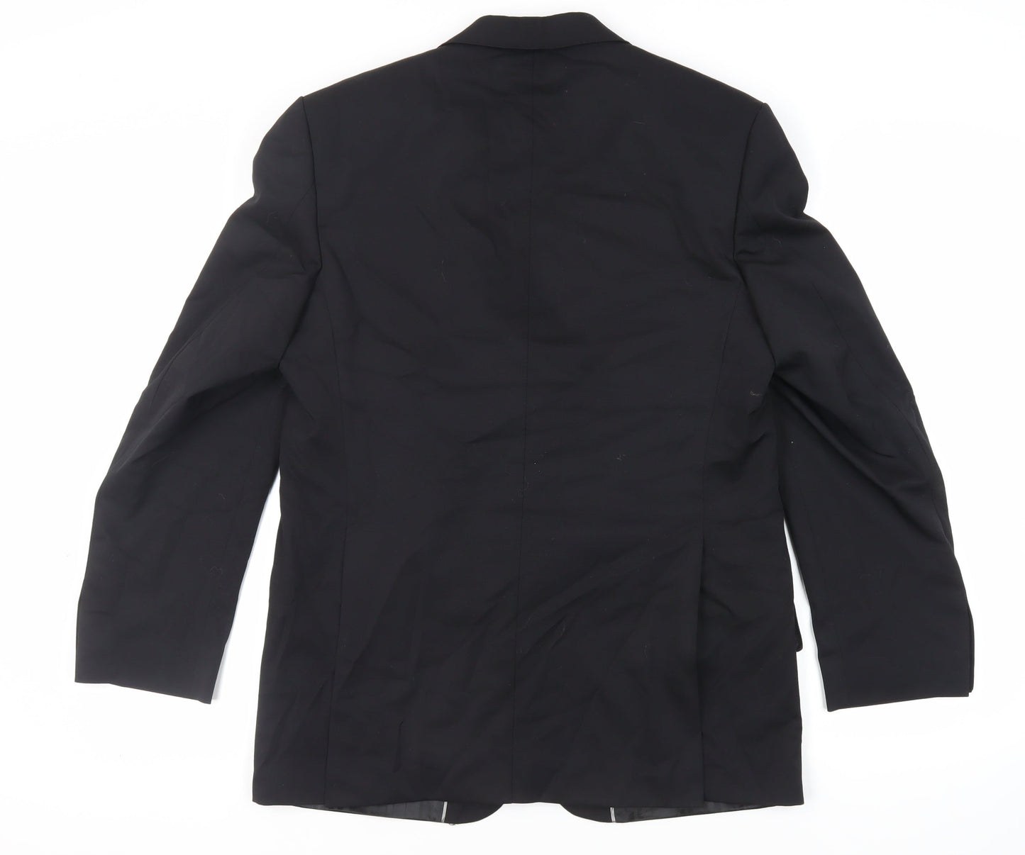 NEXT Mens Black Wool Jacket Suit Jacket Size 40 Regular