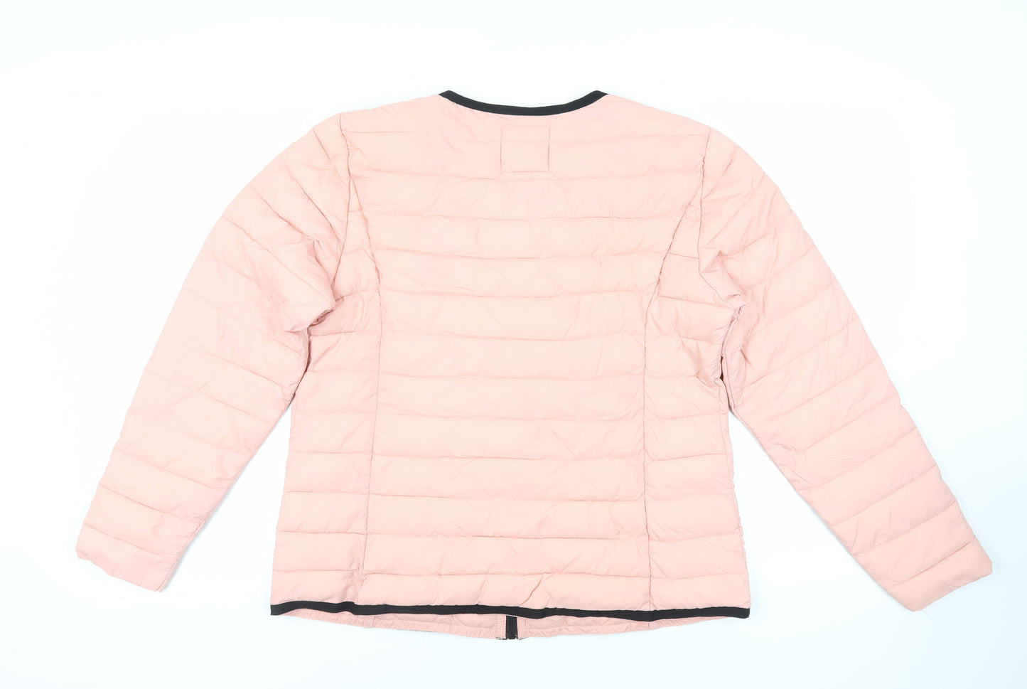 Pep Womens Pink Quilted Jacket Size XL Zip