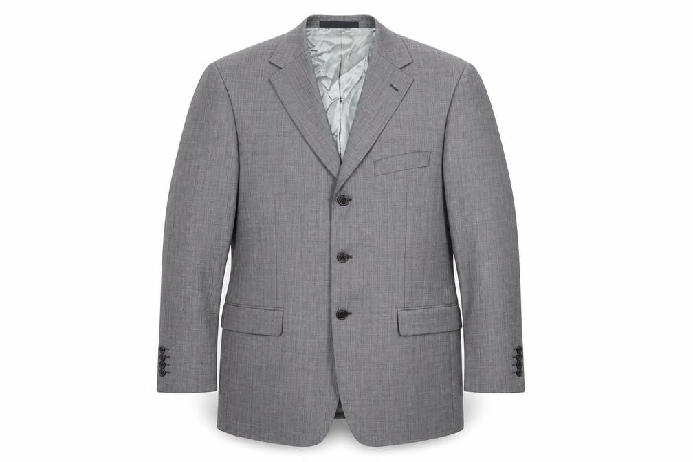 Marks and Spencer Mens Grey Wool Jacket Suit Jacket Size 42 Regular