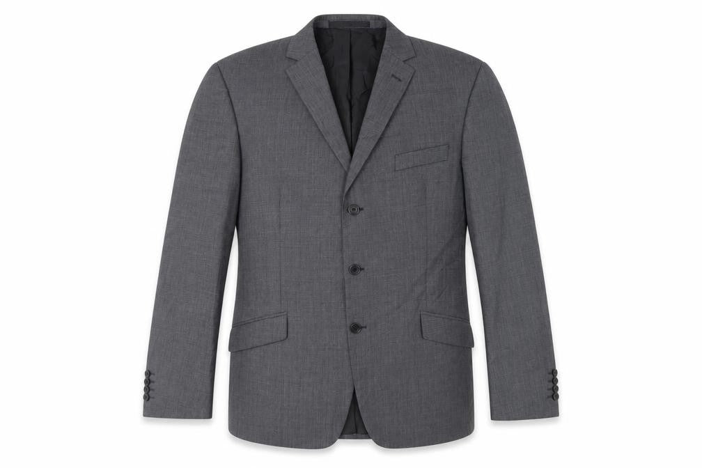 Marks and Spencer Mens Grey Polyester Jacket Suit Jacket Size 46 Regular