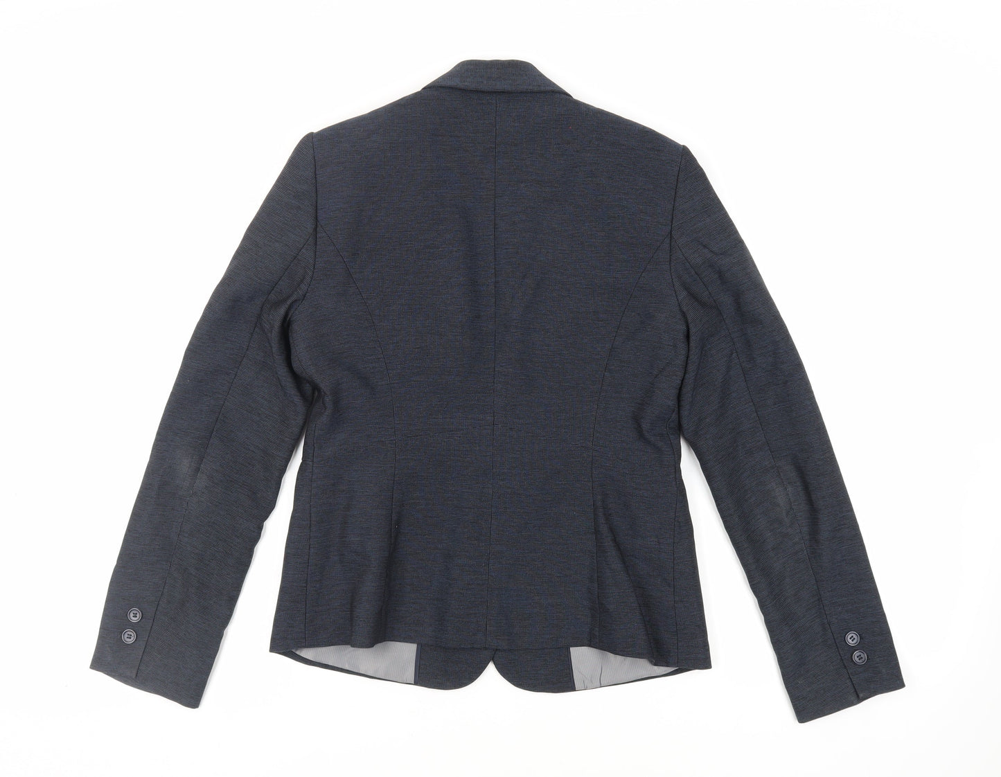 NEXT Womens Blue Jacket Blazer Size 10 Button