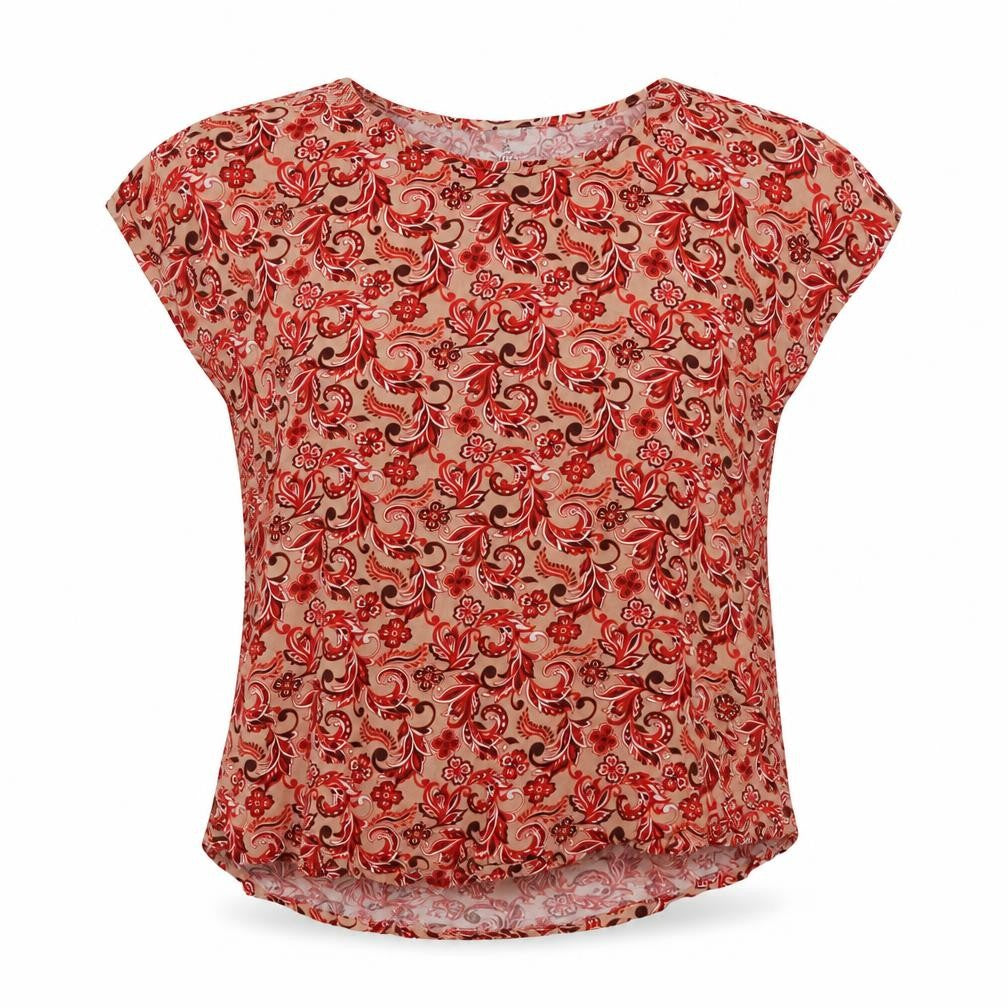 Womens UK Size M L'ocean Sud Multicoloured Viscose Blouse