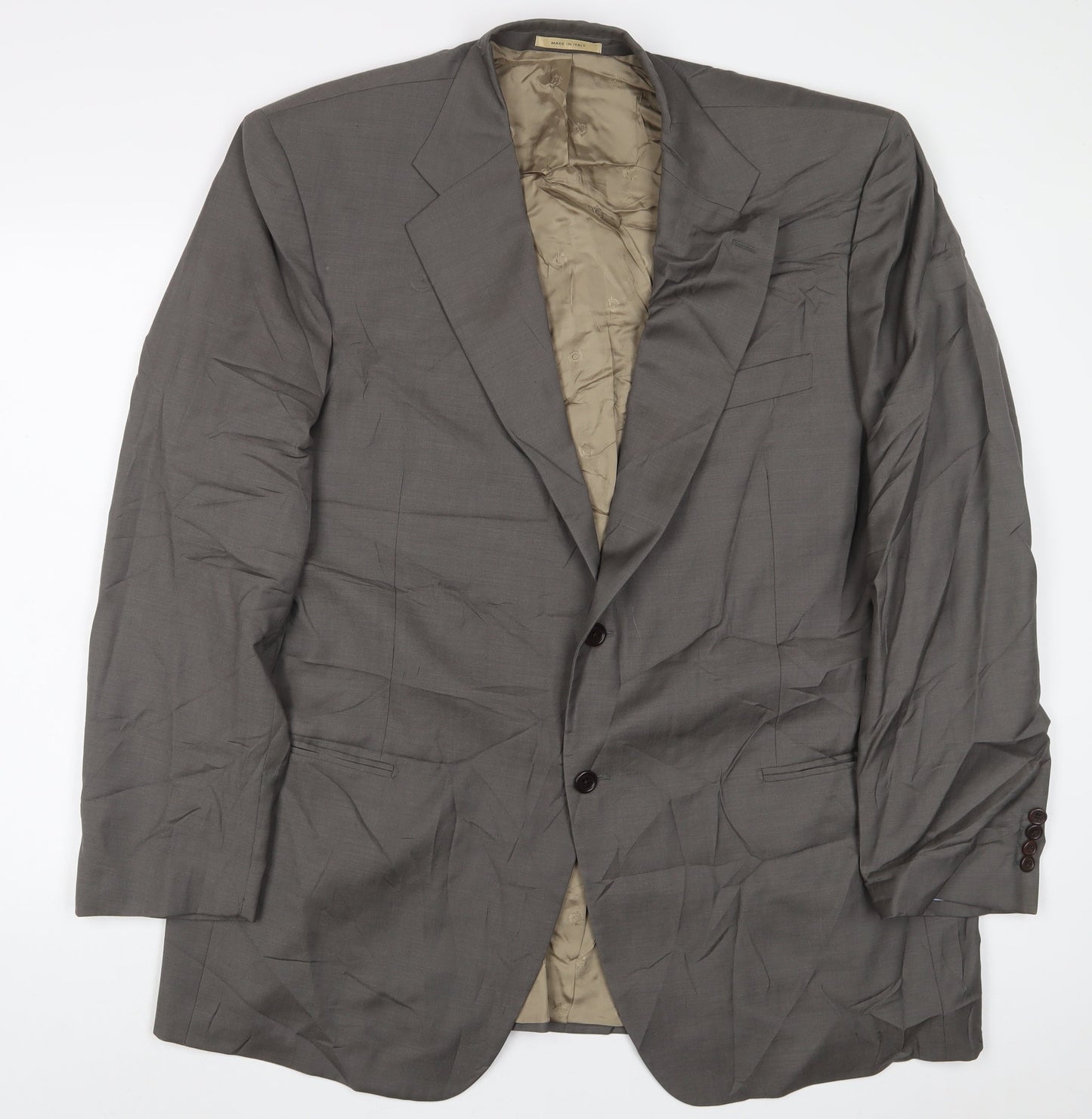 Marks and Spencer Mens Brown Wool Jacket Suit Jacket Size 48 Regular