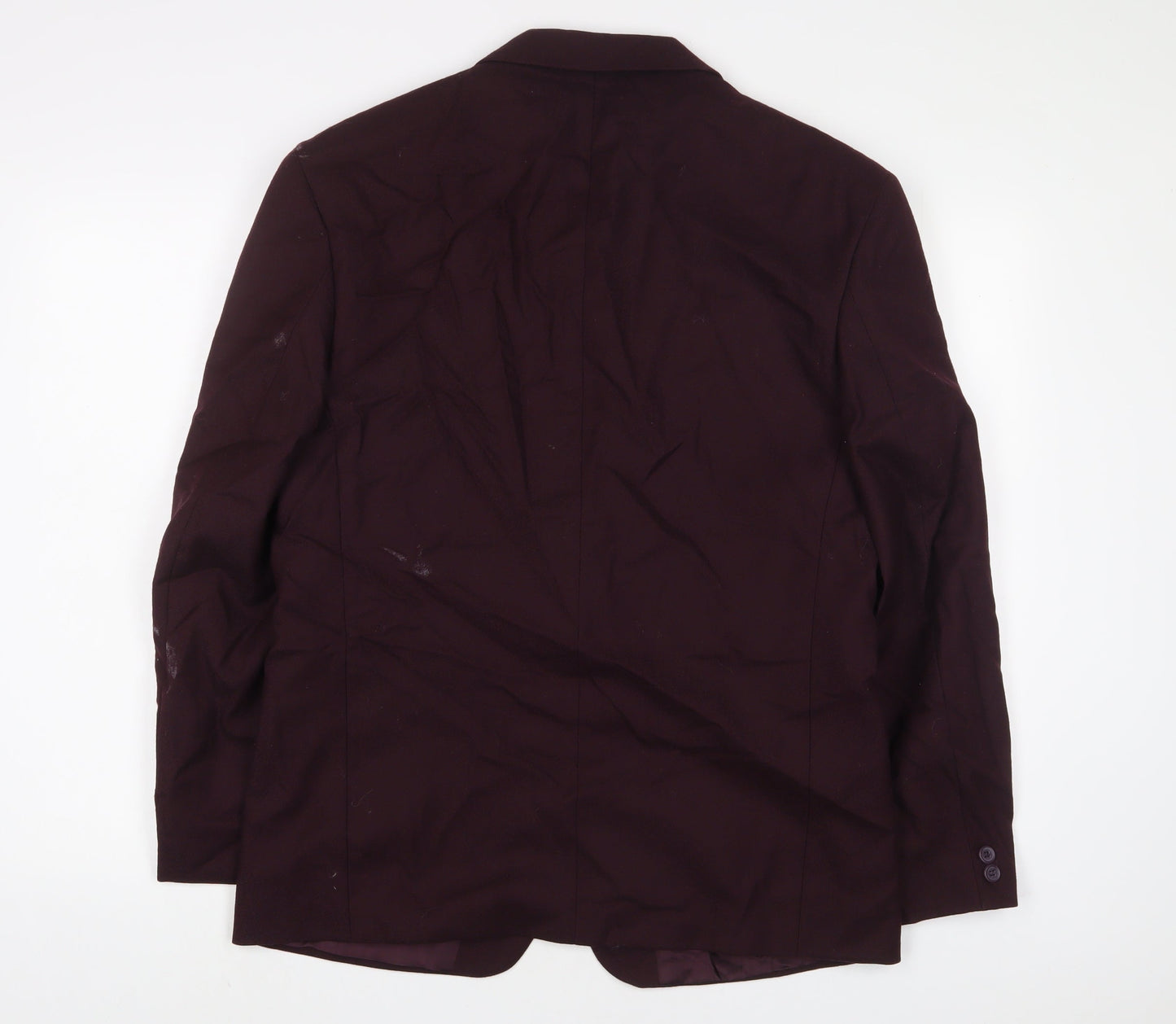 Skopes Mens Purple Wool Jacket Suit Jacket Size 40 Regular