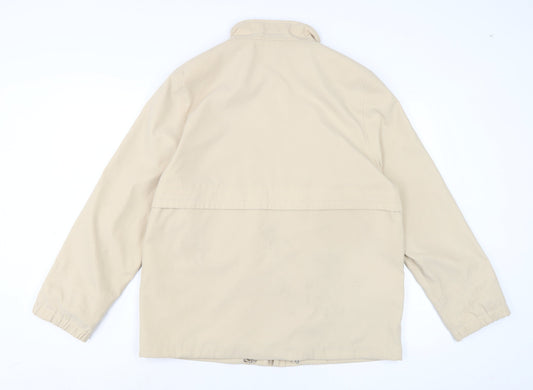 Marks and Spencer Womens Beige Jacket Size 14 Button