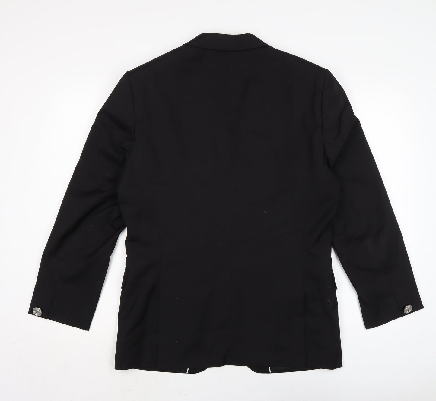 H&M Mens Black Jacket Size 40 Button