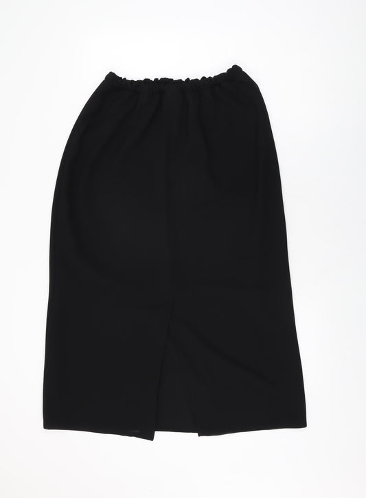 Godske Womens Black Polyester Straight & Pencil Skirt Size 16