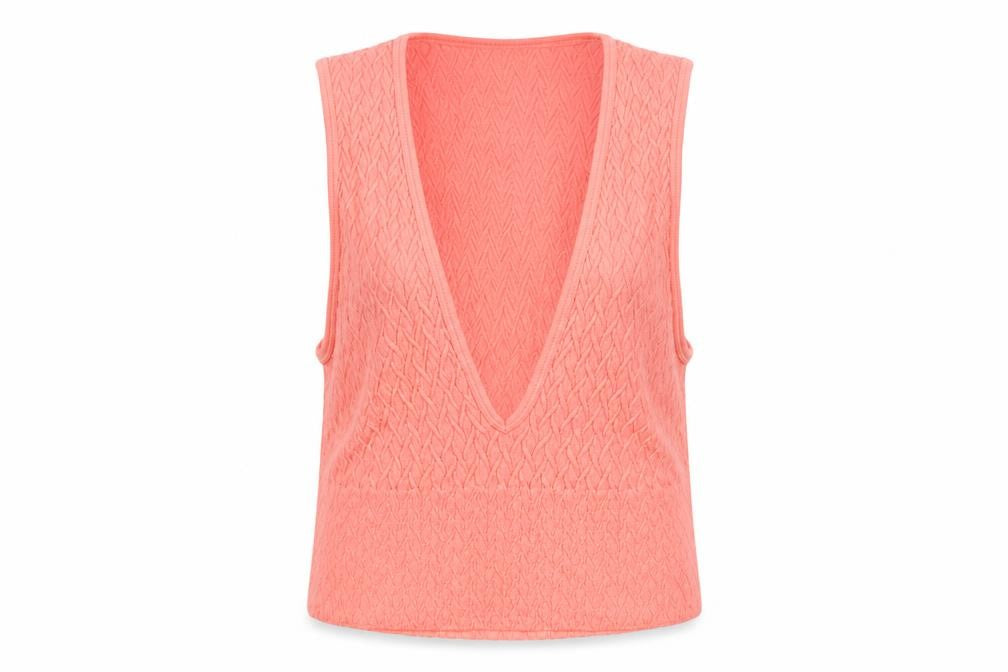 Womens UK Size XS Dunnes Stores Orange Polyamide Tank