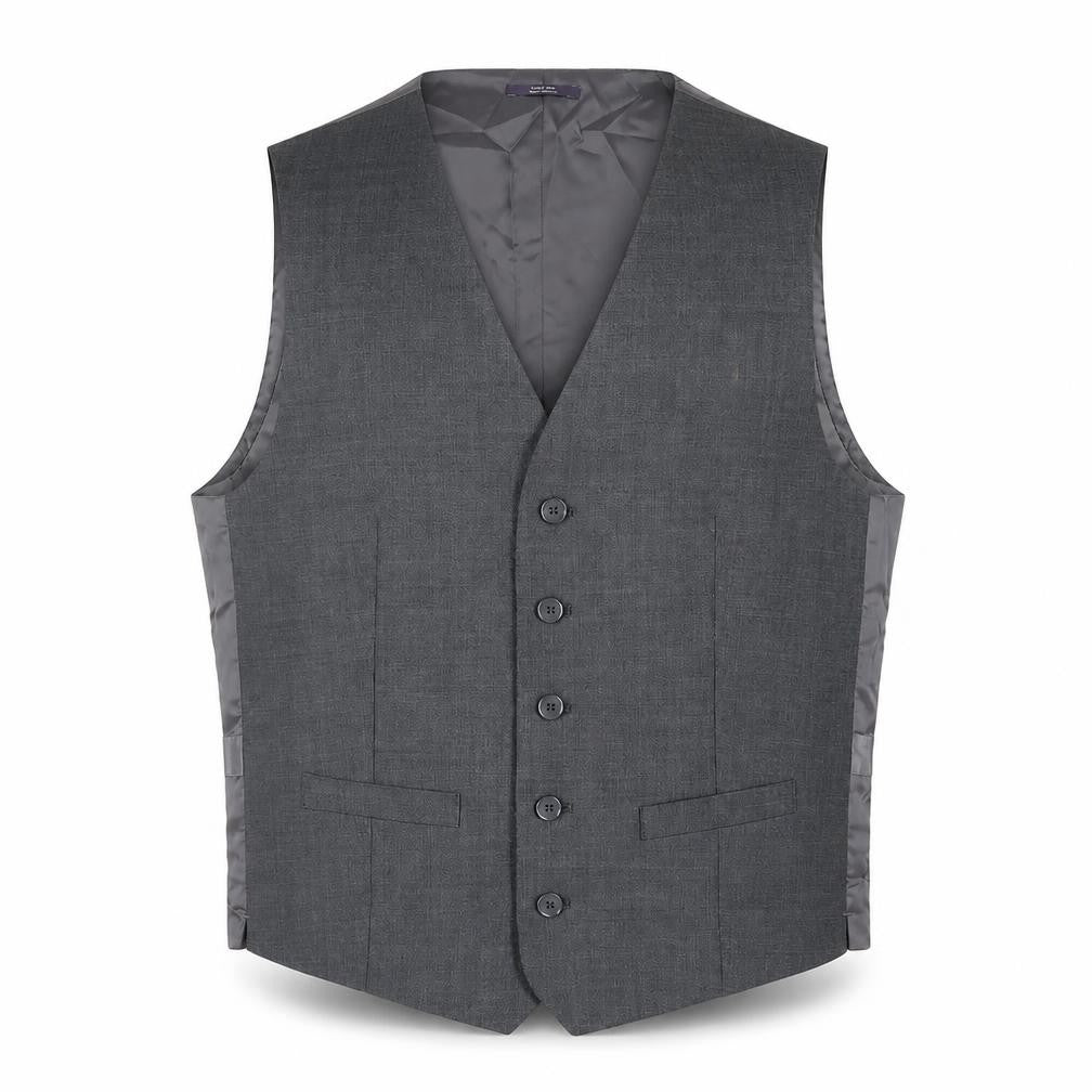 Marks and Spencer Mens Grey Wool Jacket Suit Waistcoat Size 36 Regular