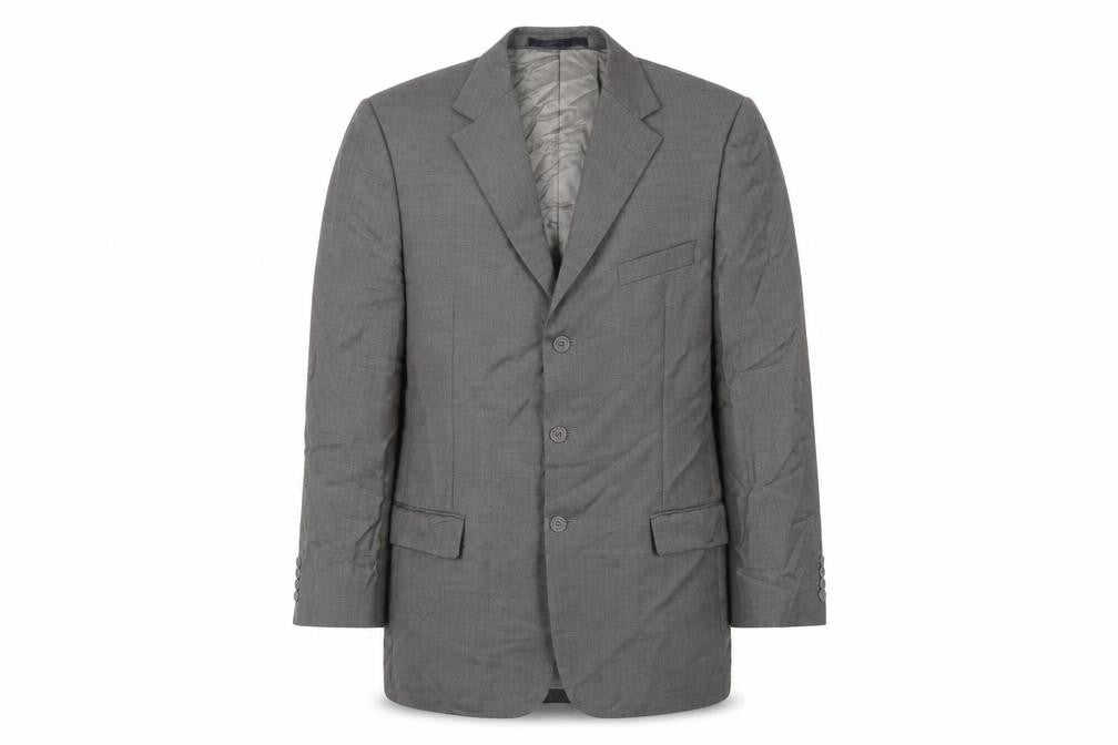 Marks and Spencer Mens Grey Wool Jacket Suit Jacket Size 42 Regular