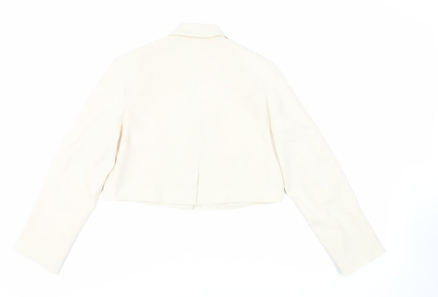 Topshop Womens Ivory Jacket Blazer Size 8 Button