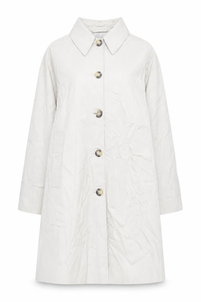 Marks & Spencer Womens Beige Pea Coat Coat Size 18 Buckle