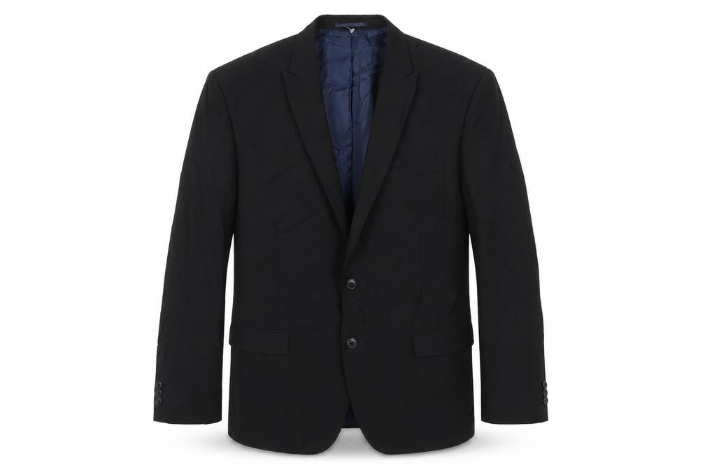 NEXT Mens Black Polyester Jacket Suit Jacket Size 44 Regular