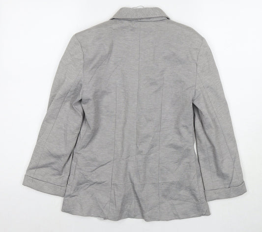 Miss Selfridge Womens Grey Jacket Blazer Size 6