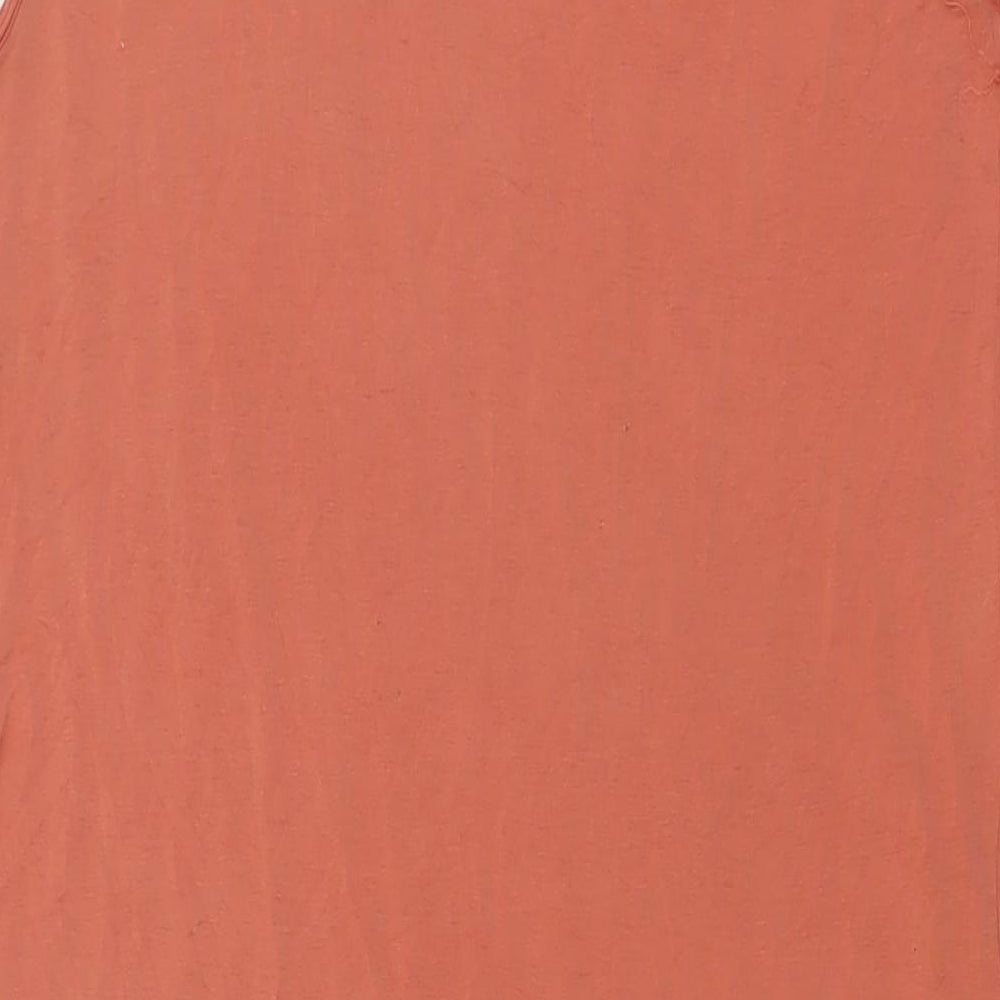 Boss Womens Orange Viscose Sheath Size M Cowl Neck Pullover