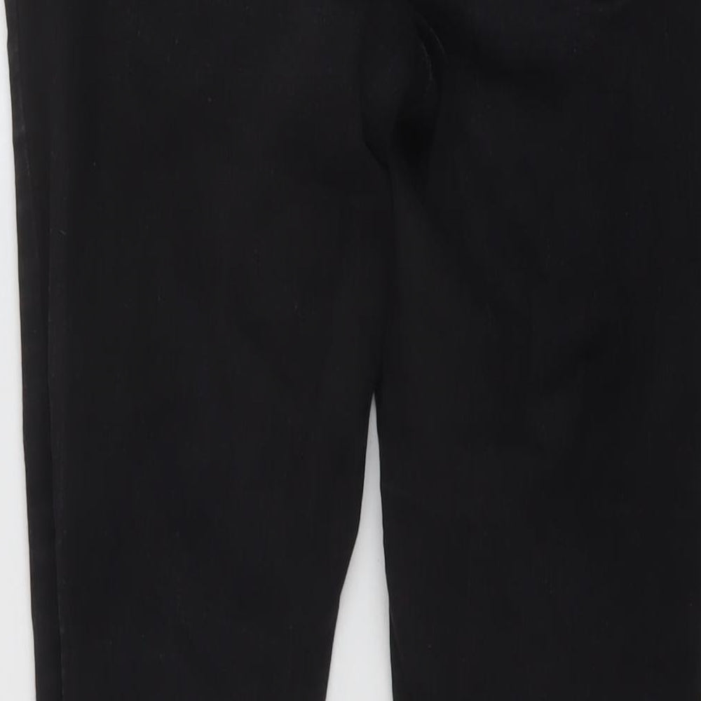 Jack Wills Womens Black Cotton Skinny Jeans Size 30 in L29 in Regular Button