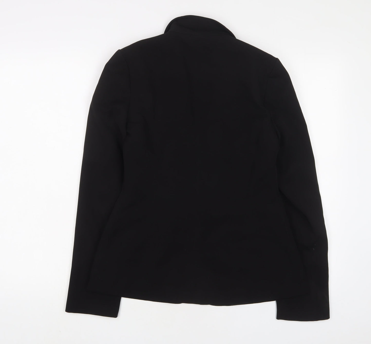 Topshop Womens Black Jacket Blazer Size 10 Button