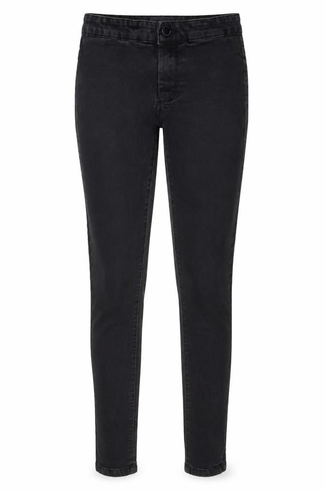 Denim & Co. Womens Grey Cotton Skinny Jeans Size 8 L29 in Regular Zip