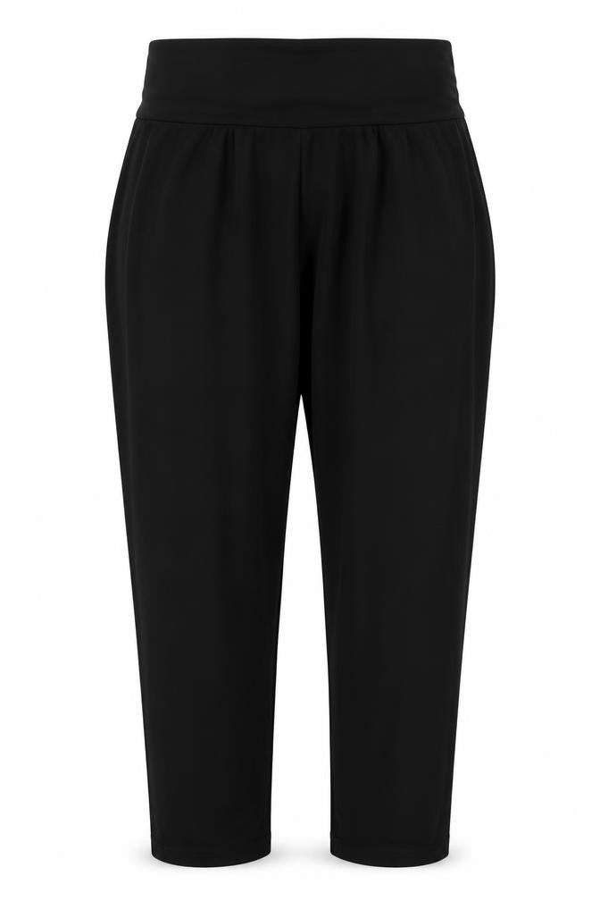 Bonprix Womens Black Polyester Trousers Size 14 L30 in Regular