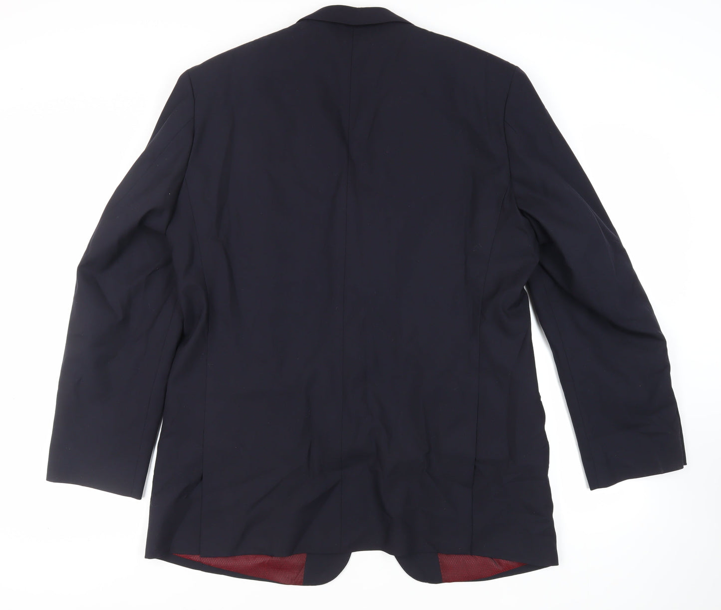 Skopes Mens Blue Wool Jacket Suit Jacket Size 46 Regular