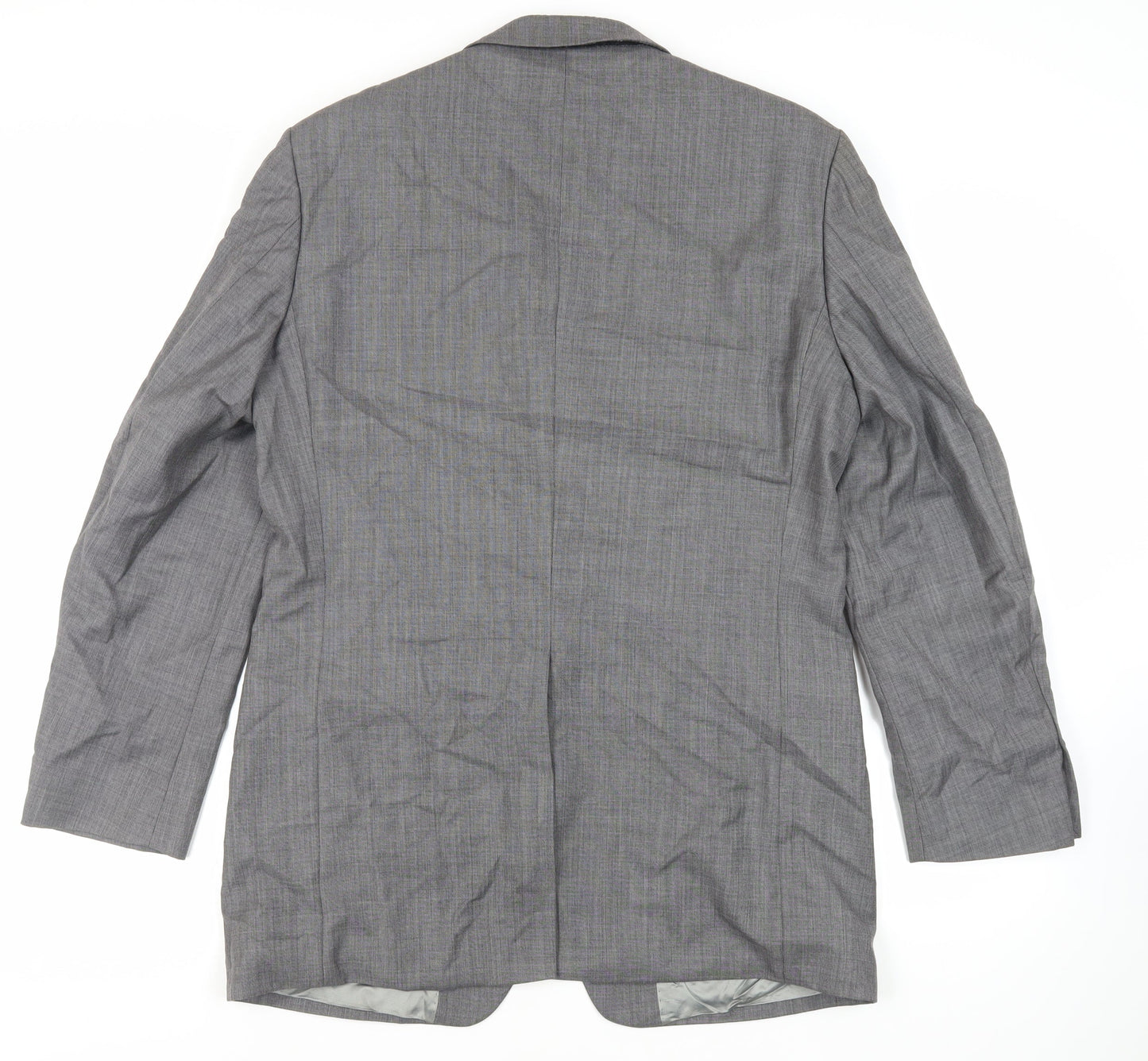 Marks and Spencer Mens Grey Wool Jacket Suit Jacket Size 40 Regular