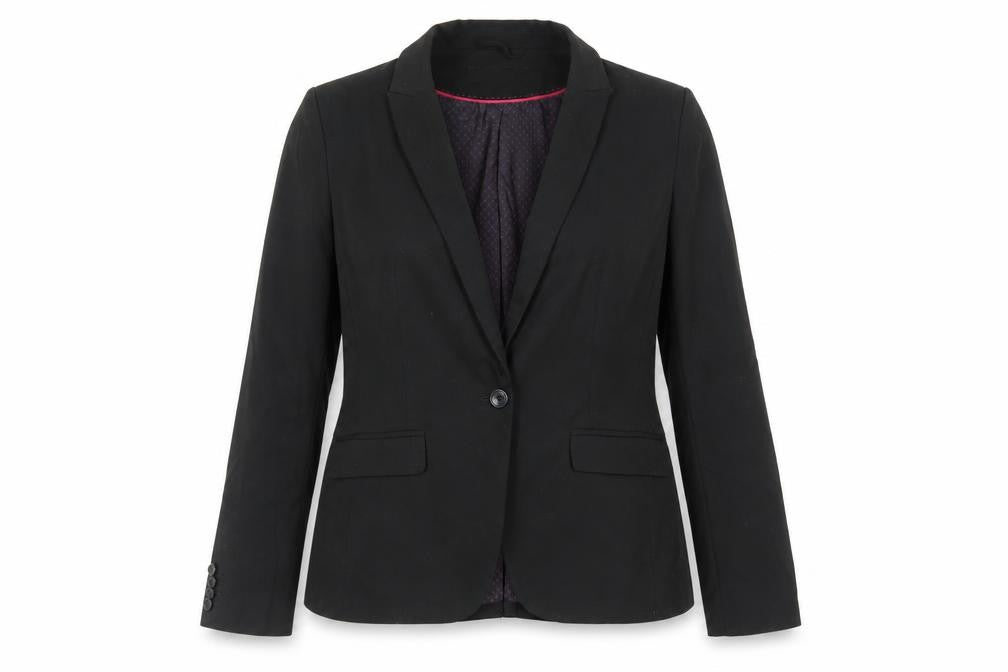 Next Womens Black Jacket Blazer Size 14 Button