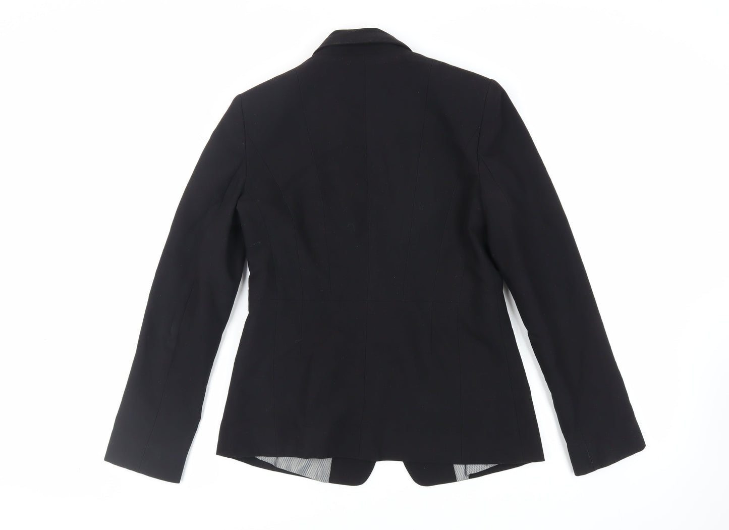 Principles Womens Black Jacket Blazer Size 10 Button
