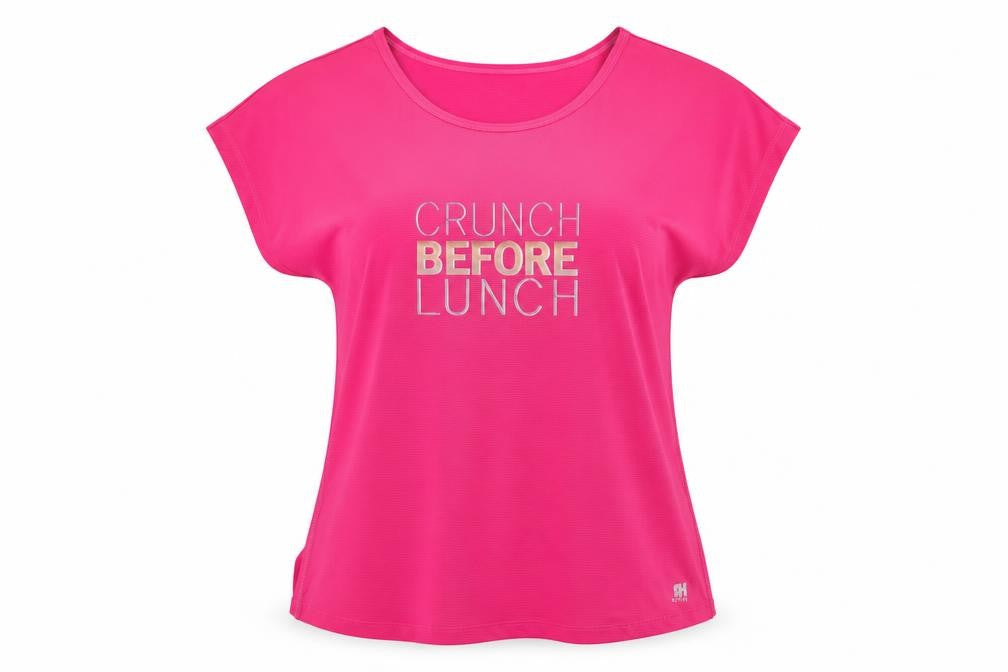 Red Herring Womens Pink Polyester Basic T-Shirt Size M Round Neck Pullover