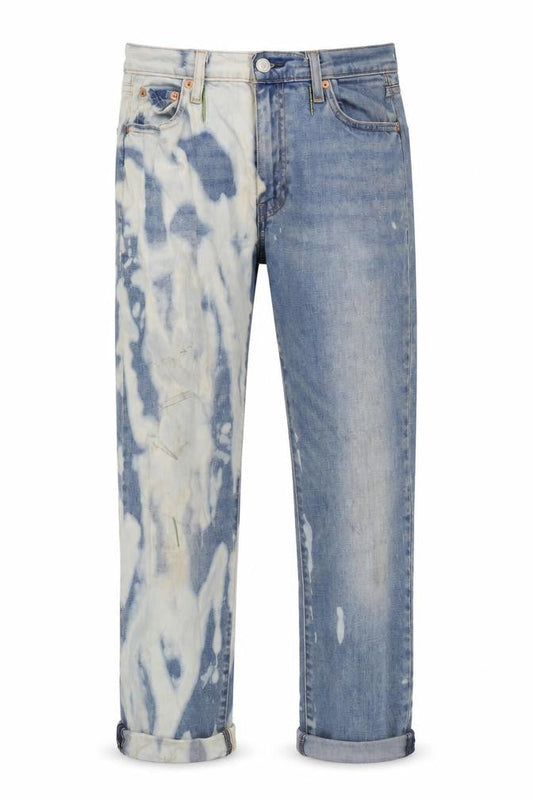 Levi's Mens Blue Cotton Blend Straight Jeans Size 26 in L29 in Regular Zip