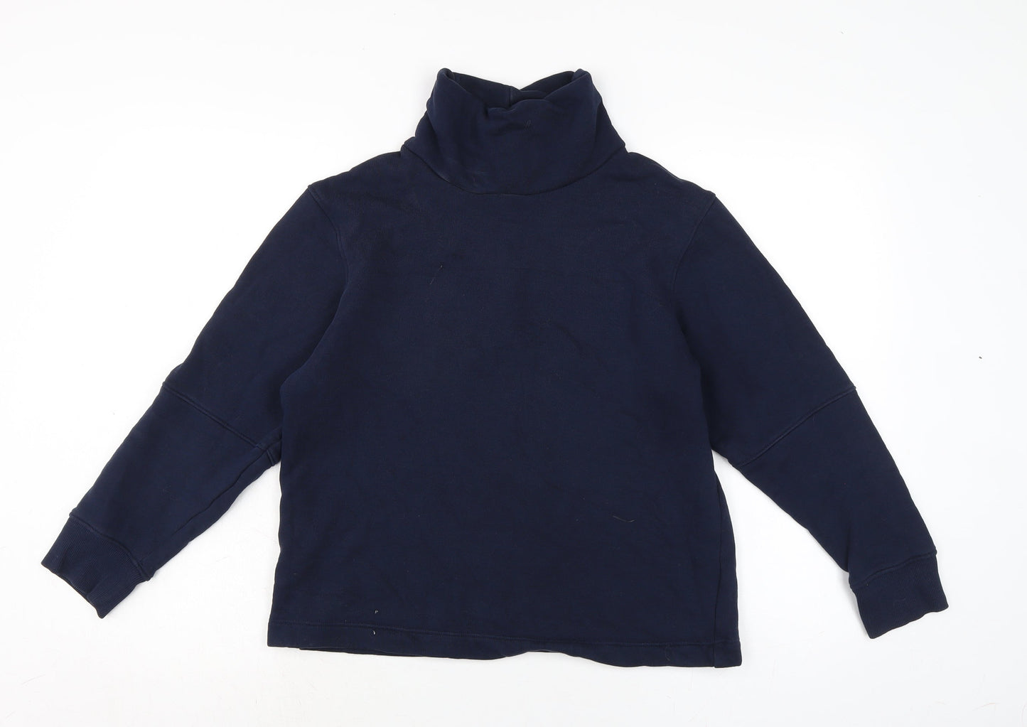 Marks and Spencer Womens Blue Cotton Pullover Sweatshirt Size 10