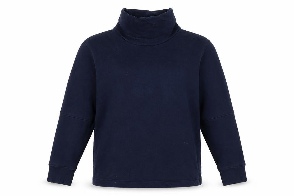 Marks and Spencer Womens Blue Cotton Pullover Sweatshirt Size 10