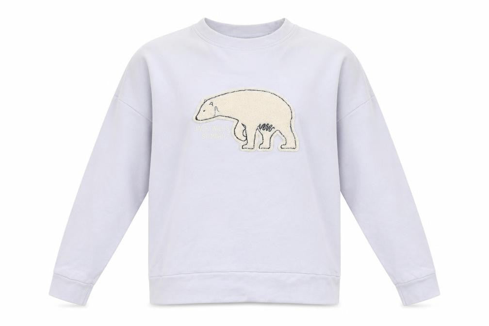 Womens UK 8 Regular Jack Wills Blue Pullover Sweatshirt