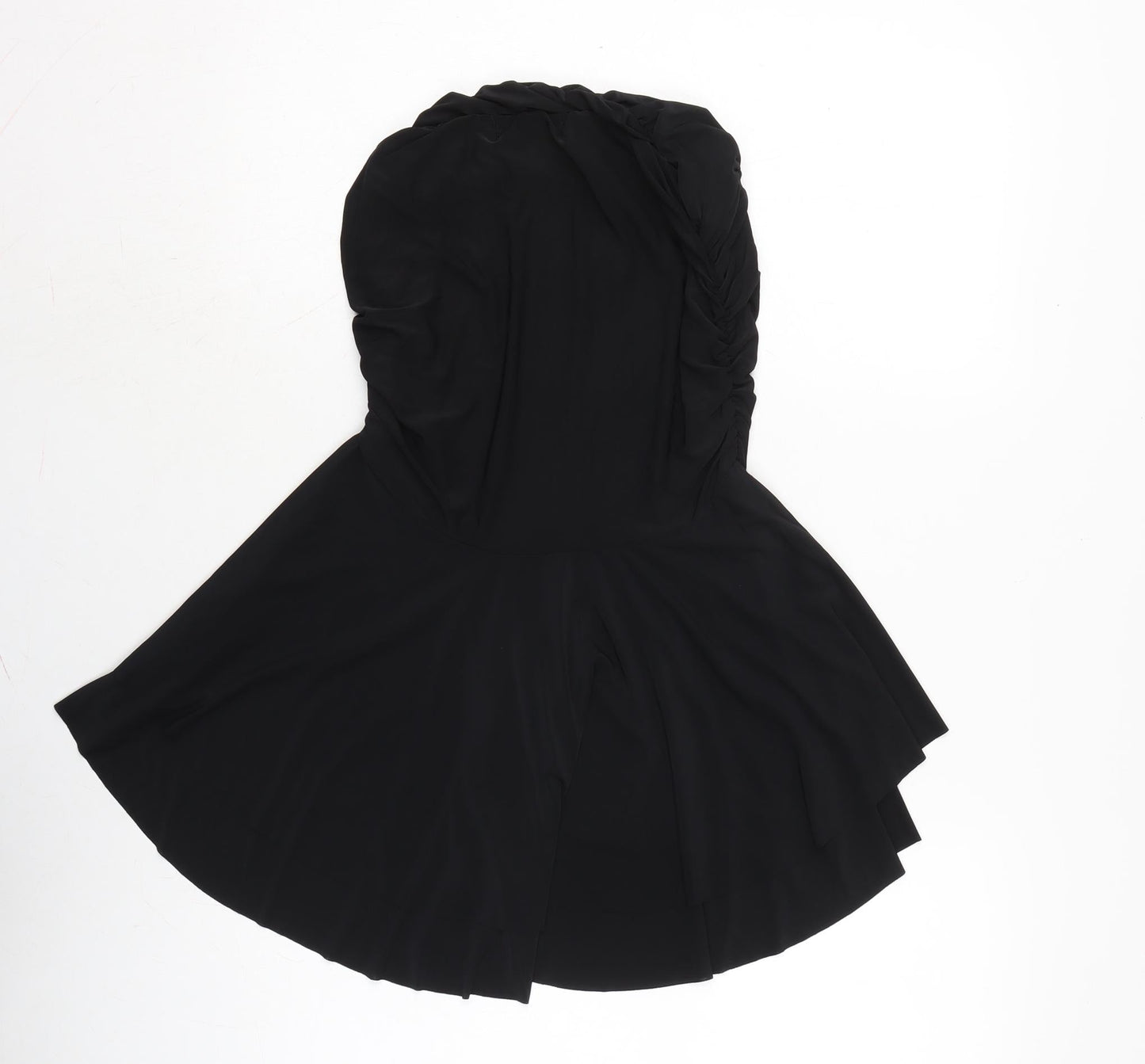 Rebellious Womens Black Polyester Bodycon Size 12 Off the Shoulder
