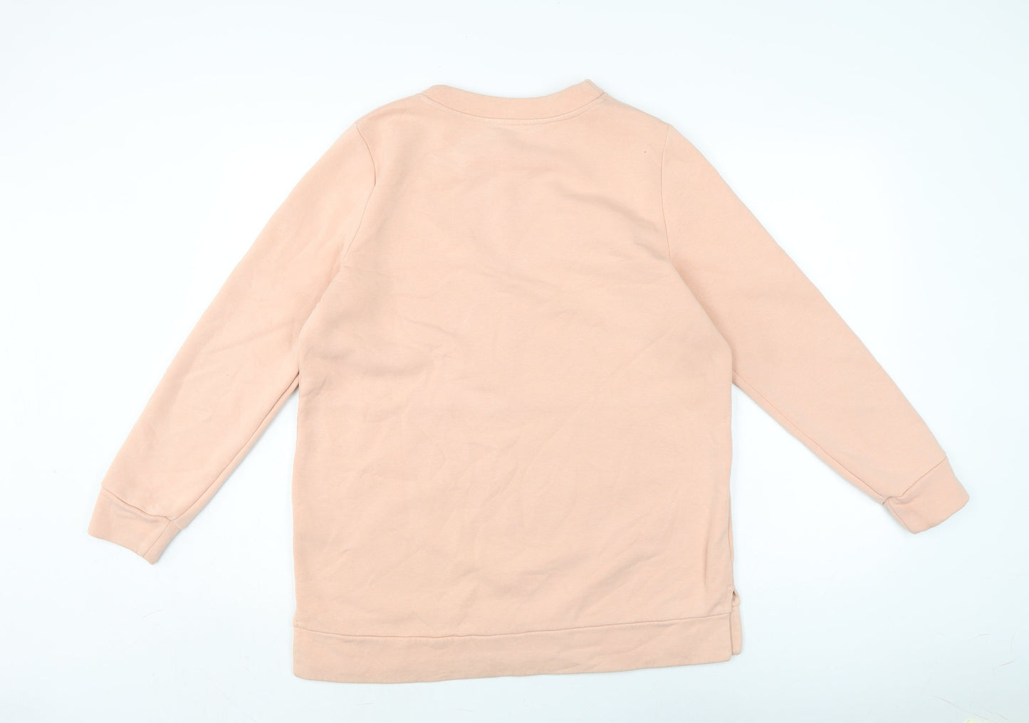 Marks and Spencer Womens Orange Cotton Pullover Sweatshirt Size M