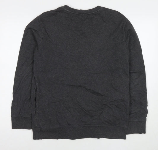 Mtee Mens Grey Cotton Pullover Sweatshirt Size XL - Hotdog
