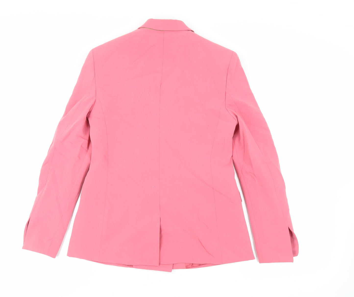 Topshop Womens Pink Jacket Blazer Size 8 Button