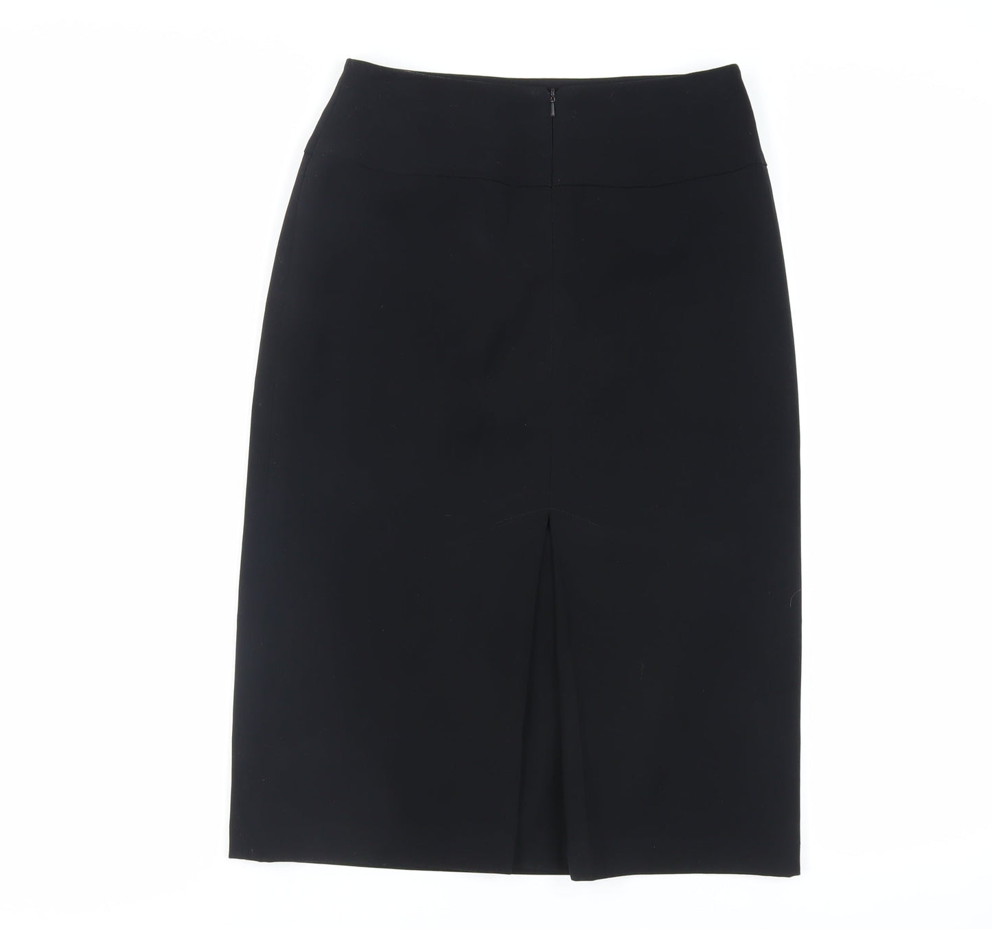 Offshoot Womens Black Polyester Straight & Pencil Skirt Size 10 Zip