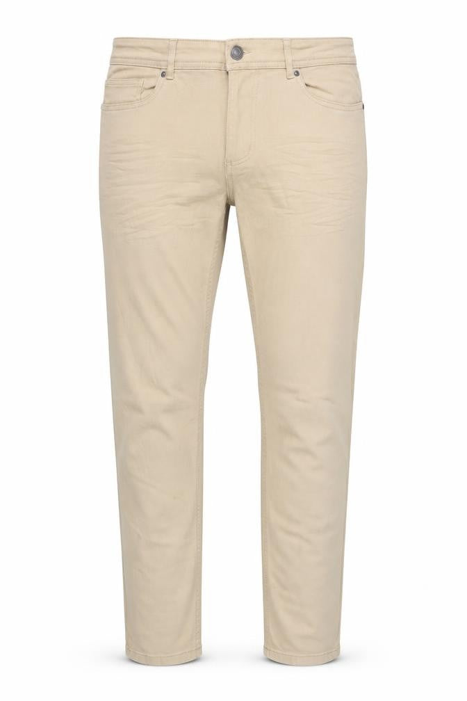 Denim & Co. Mens Beige Cotton Skinny Jeans Size 34 in L32 in Regular Zip