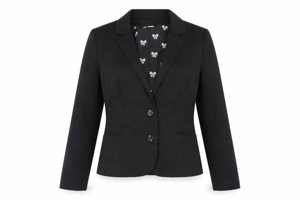 Divided by H&M Womens Black Jacket Blazer Size 8 Button