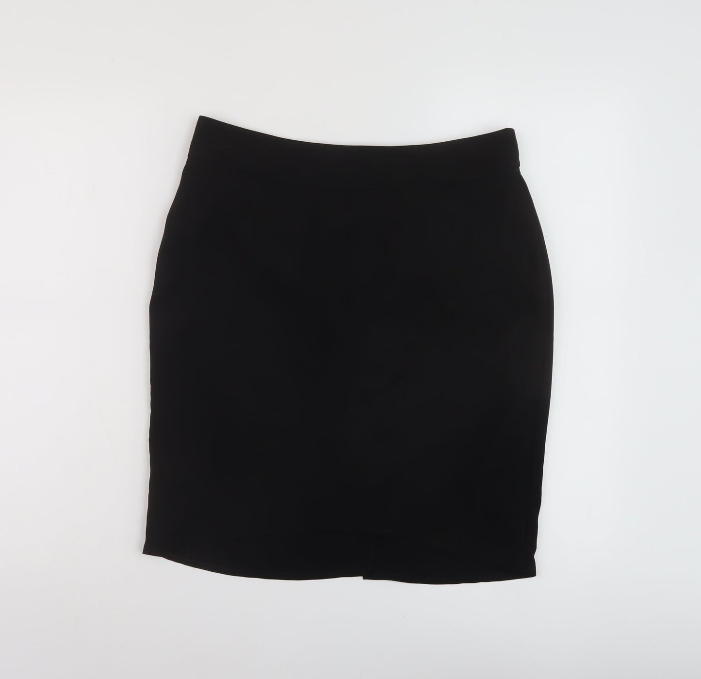 Therapy Womens Black Polyester A-Line Skirt Size 10 Zip