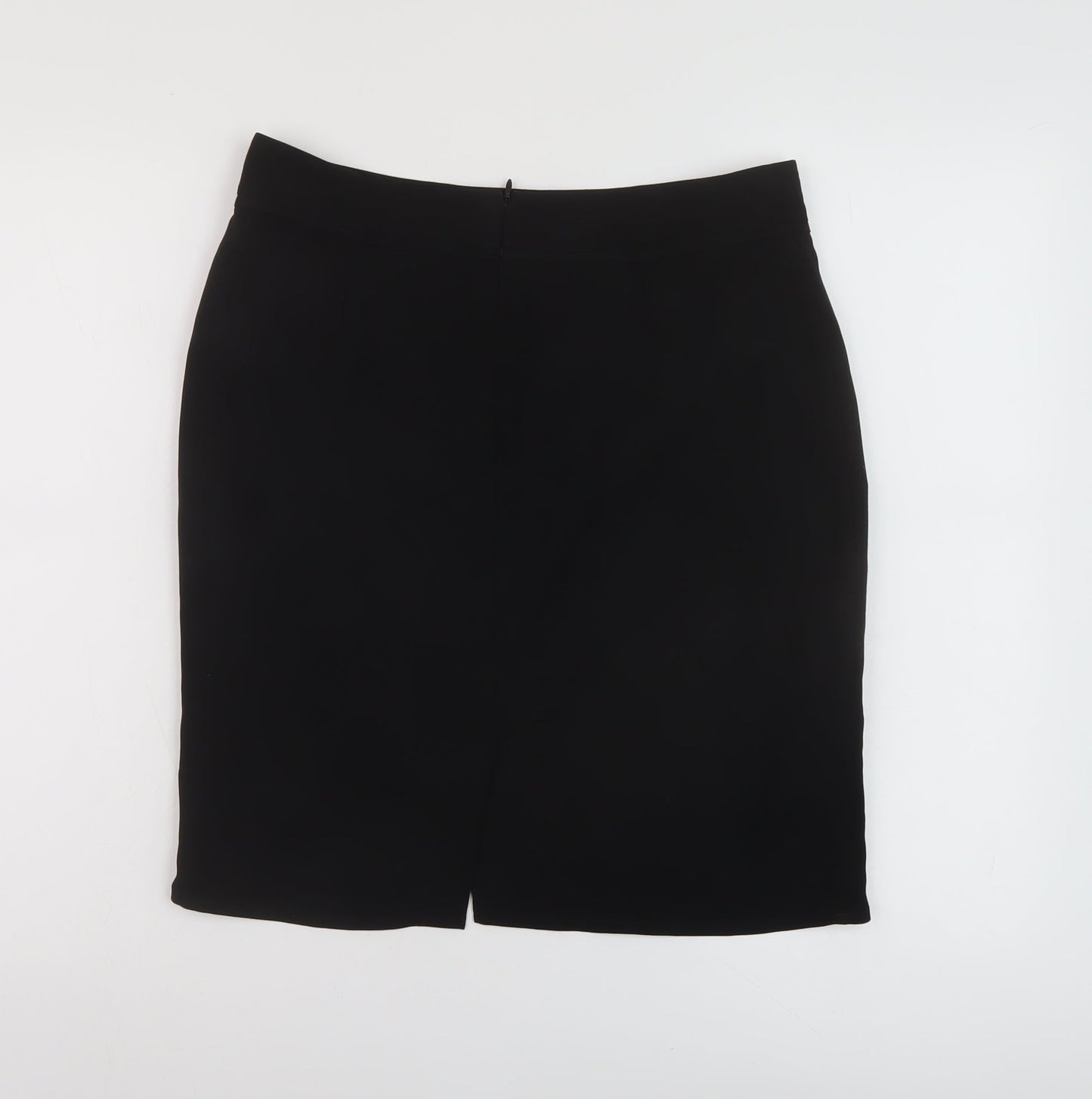 Therapy Womens Black Polyester A-Line Skirt Size 10 Zip
