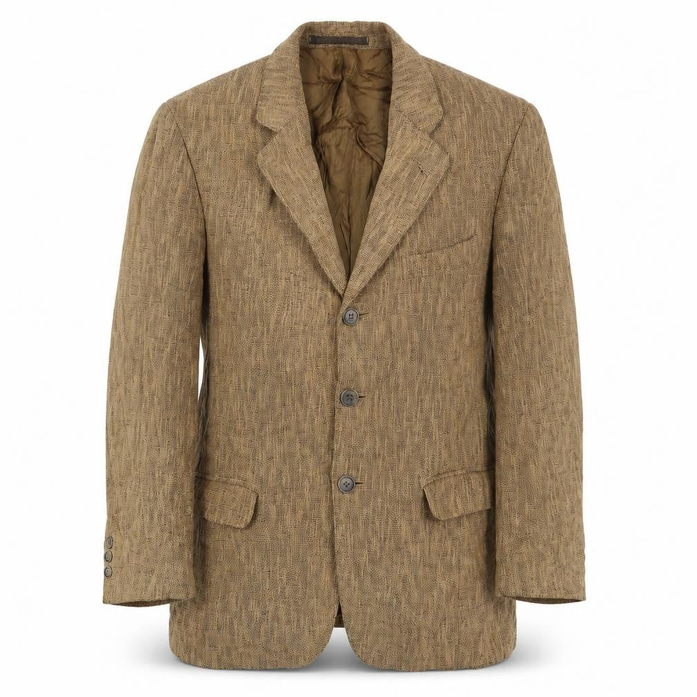 Marks and Spencer Mens Brown Cotton Jacket Suit Jacket Size 38 Regular