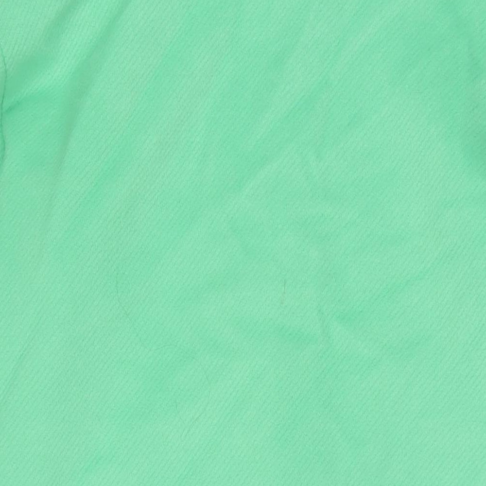 Marks and Spencer Womens Green Overcoat Coat Size 14 Button