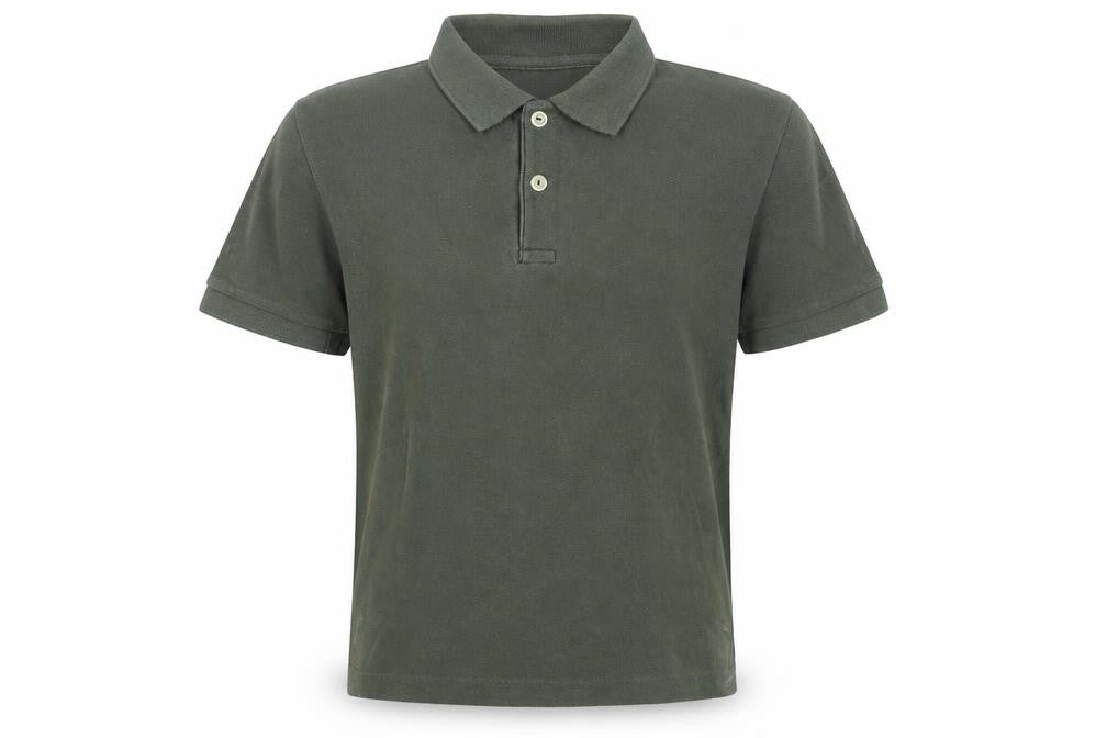 St Michael Boys Green Cotton Pullover Polo Size 9-10 Years Collared Pullover