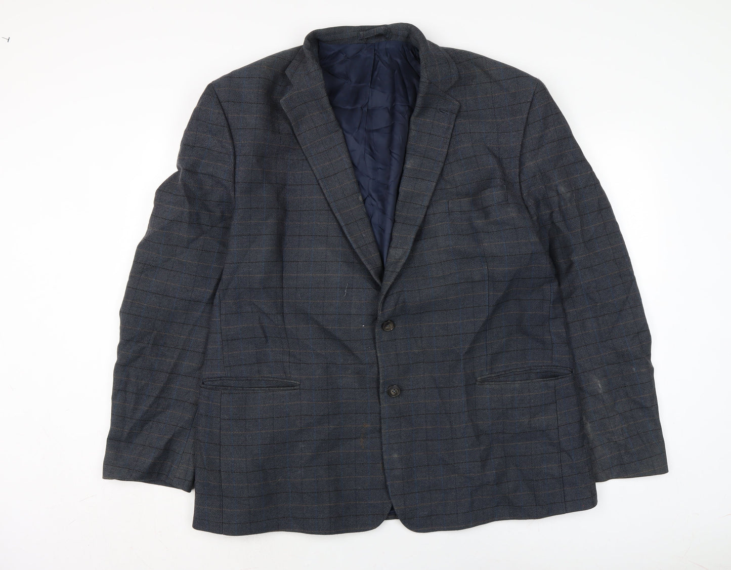 Marks and Spencer Mens Blue Jacket Size XL Button