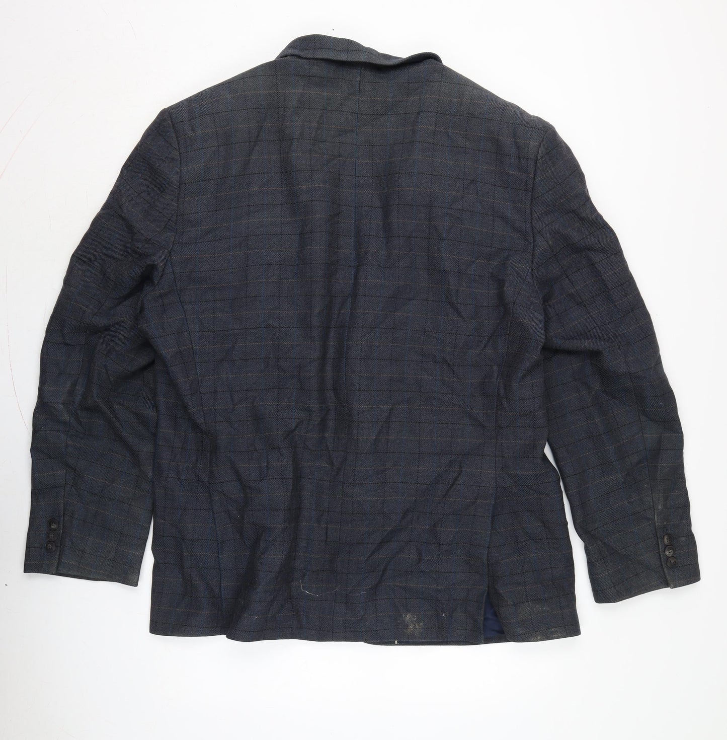 Marks and Spencer Mens Blue Jacket Size XL Button