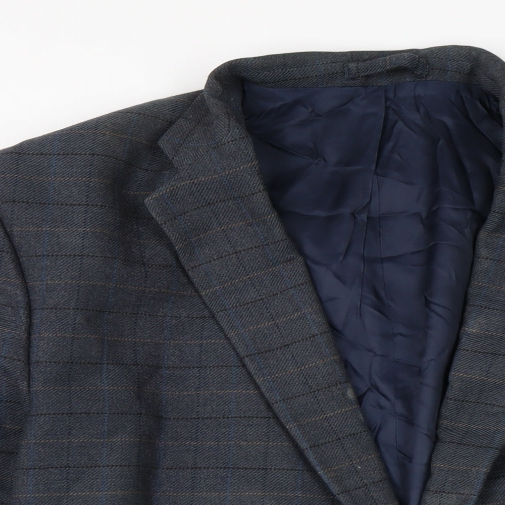 Marks and Spencer Mens Blue Jacket Size XL Button